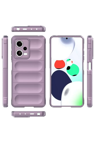 Xiaomi Poco X5 5G Kılıf Optimum Silikon - Mor