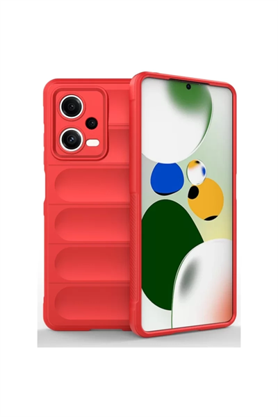 Xiaomi Poco X5 5G Kılıf Optimum Silikon - Kırmızı
