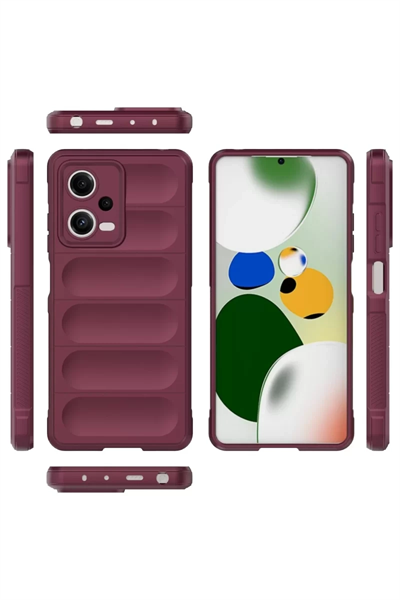 Xiaomi Poco X5 5G Kılıf Optimum Silikon - Bordo