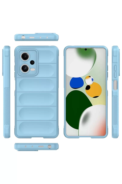 Xiaomi Poco X5 5G Kılıf Optimum Silikon - Sky Blue