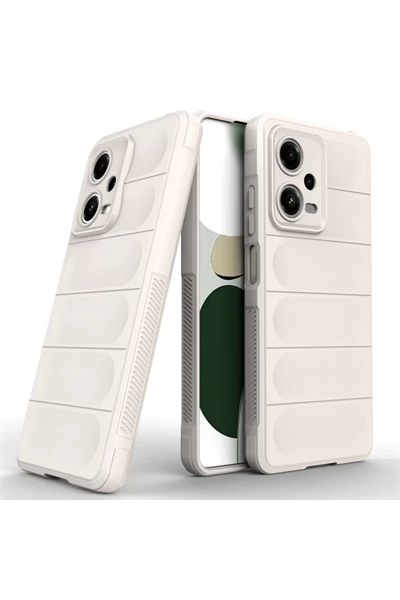 Xiaomi Poco X5 5G Kılıf Optimum Silikon - Krem