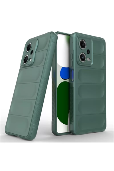 Xiaomi Poco X5 5G Kılıf Optimum Silikon - Koyu Yeşil