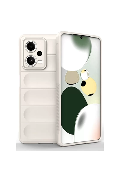 Xiaomi Poco X5 5G Kılıf Optimum Silikon - Krem
