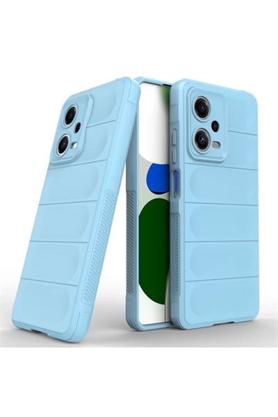 Xiaomi Poco X5 5G Kılıf Optimum Silikon - Sky Blue