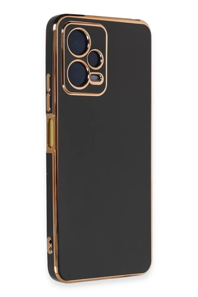 Xiaomi Poco X5 5G Kılıf Volet Silikon - Siyah
