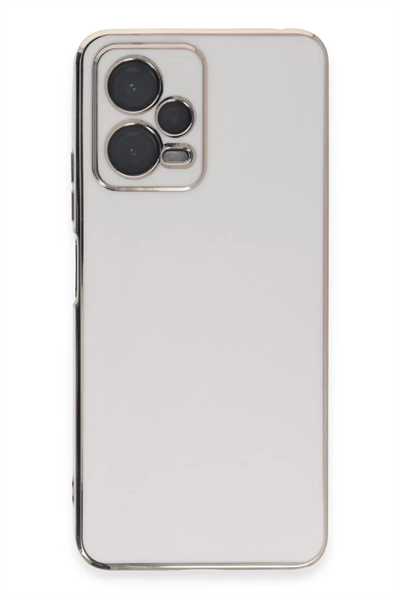 Xiaomi Poco X5 5G Kılıf Volet Silikon - Beyaz