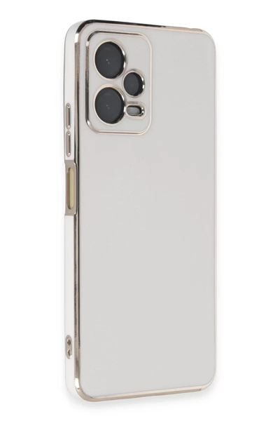 Xiaomi Poco X5 5G Kılıf Volet Silikon - Beyaz