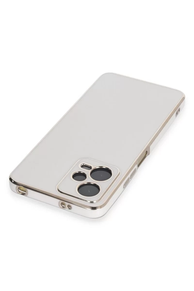 Xiaomi Poco X5 5G Kılıf Volet Silikon - Beyaz