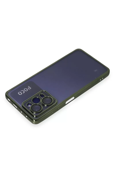 Xiaomi Poco X5 Pro 5G Kılıf Lensli Silikon - Yeşil