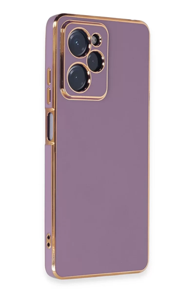 Xiaomi Poco X5 Pro 5G Kılıf Volet Silikon - Mor