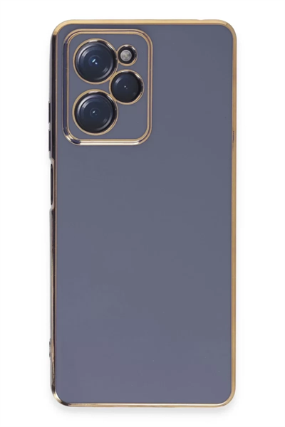 Xiaomi Poco X5 Pro 5G Kılıf Volet Silikon - Mavi