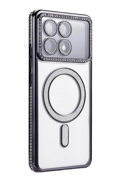 Xiaomi Poco X6 Pro Joke Simli Magneticsafe Kılıf - Siyah