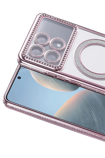 Xiaomi Poco X6 Pro Joke Simli Magneticsafe Kılıf - Pembe