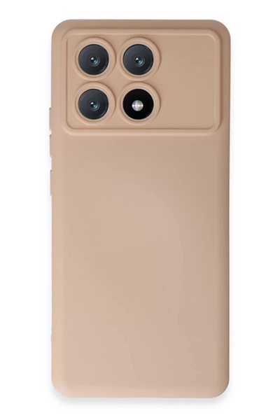 Xiaomi Poco X6 Pro Kılıf Nano içi Kadife Silikon - Pudra