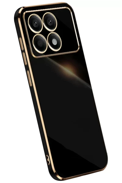 Xiaomi Poco X6 Pro Kılıf Volet Silikon - Siyah