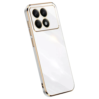 Xiaomi Poco X6 Pro Kılıf Volet Silikon - Beyaz