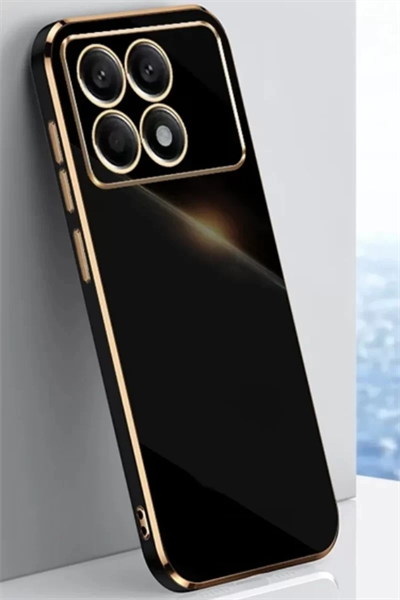 Xiaomi Poco X6 Pro Kılıf Volet Silikon - Siyah