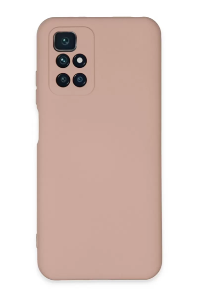Xiaomi Redmi 10 2022 Kılıf Nano içi Kadife Silikon - Pudra