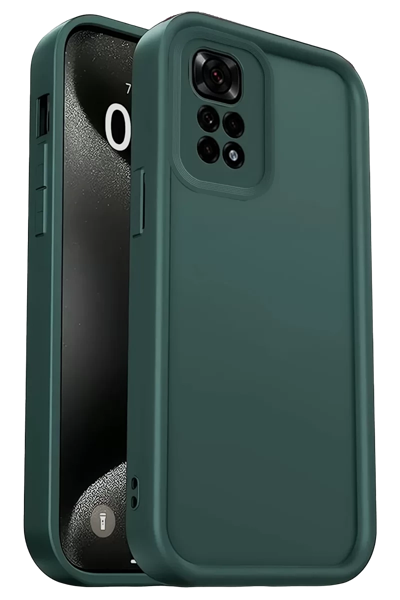 Xiaomi Redmi 10 2022 Kılıf Viera Silikon - Koyu Yeşil