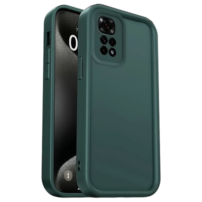 Xiaomi Redmi 10 2022 Kılıf Viera Silikon - Koyu Yeşil