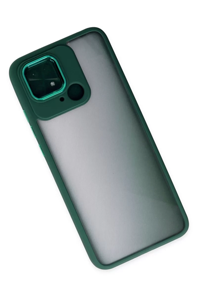 Xiaomi Redmi 10C Kılıf Dora Kapak - Haki Yeşil