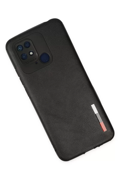 Xiaomi Redmi 10C Kılıf Loop Deri Silikon - Siyah