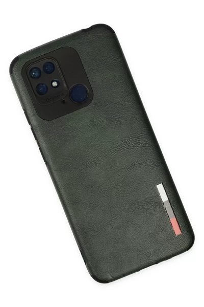 Xiaomi Redmi 10C Kılıf Loop Deri Silikon - Yeşil