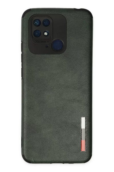 Xiaomi Redmi 10C Kılıf Loop Deri Silikon - Yeşil