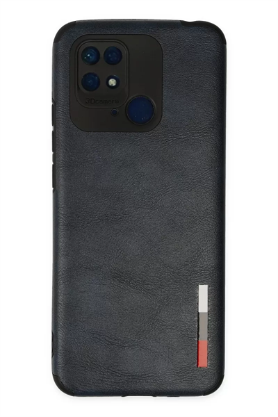 Xiaomi Redmi 10C Kılıf Loop Deri Silikon - Lacivert