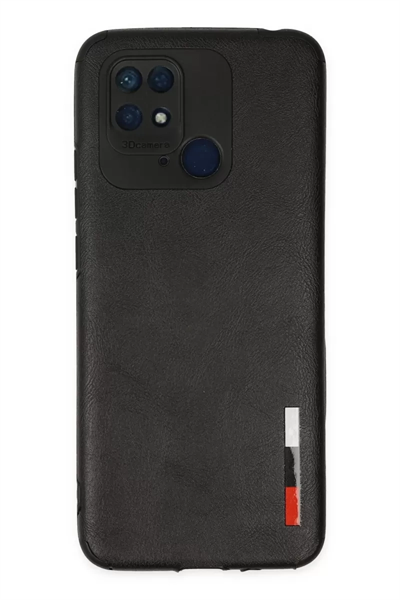 Xiaomi Redmi 10C Kılıf Loop Deri Silikon - Siyah