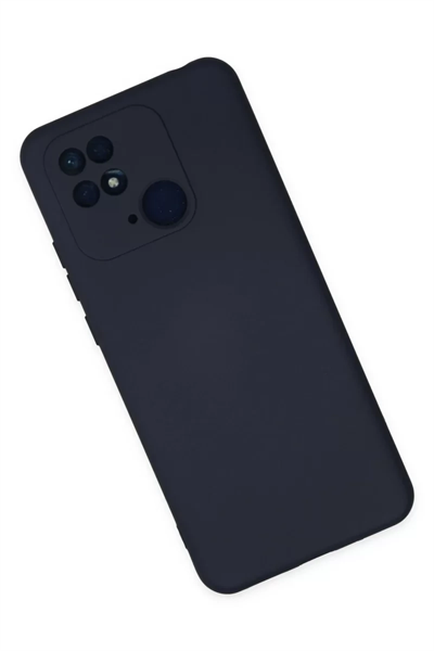 Xiaomi Redmi 10C Kılıf Nano içi Kadife Silikon - Lacivert
