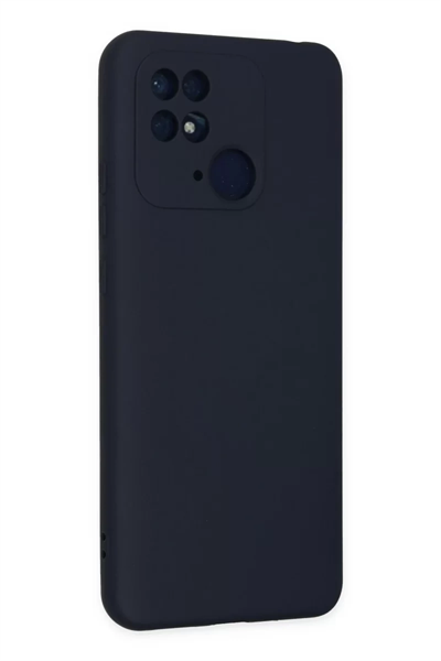 Xiaomi Redmi 10C Kılıf Nano içi Kadife Silikon - Lacivert