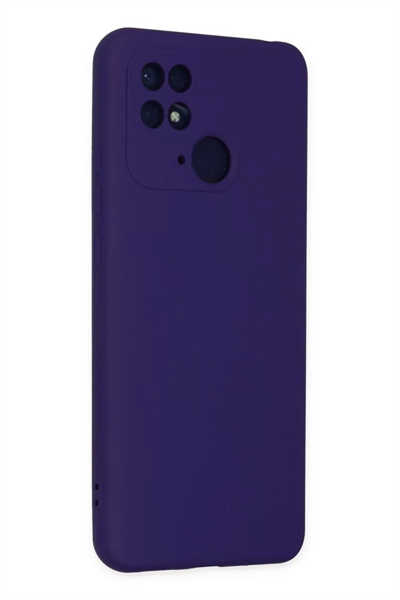 Xiaomi Redmi 10C Kılıf Nano içi Kadife Silikon - Mor