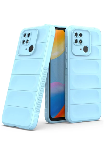 Xiaomi Redmi 10C Kılıf Optimum Silikon - Sky Blue