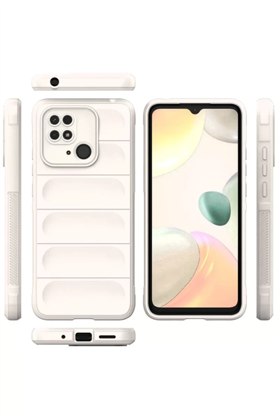 Xiaomi Redmi 10C Kılıf Optimum Silikon - Krem