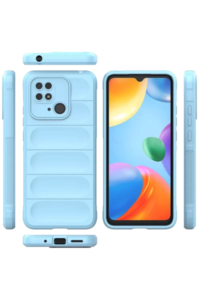 Xiaomi Redmi 10C Kılıf Optimum Silikon - Sky Blue