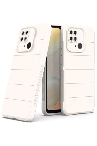 Xiaomi Redmi 10C Kılıf Optimum Silikon - Krem