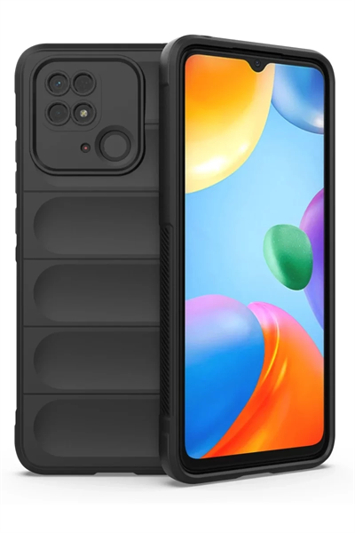 Xiaomi Redmi 10C Kılıf Optimum Silikon - Siyah