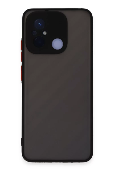 Xiaomi Redmi 12C Kılıf Montreal Silikon Kapak - Siyah