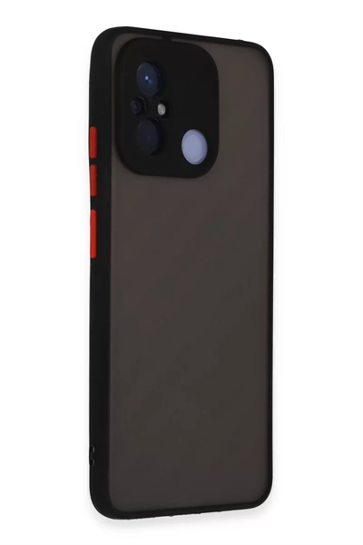 Xiaomi Redmi 12C Kılıf Montreal Silikon Kapak - Siyah