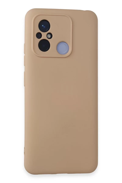 Xiaomi Redmi 12C Kılıf Nano içi Kadife Silikon - Pudra