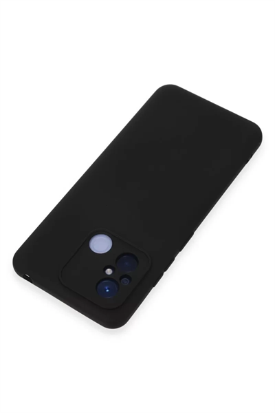 Xiaomi Redmi 12C Kılıf Nano içi Kadife Silikon - Siyah