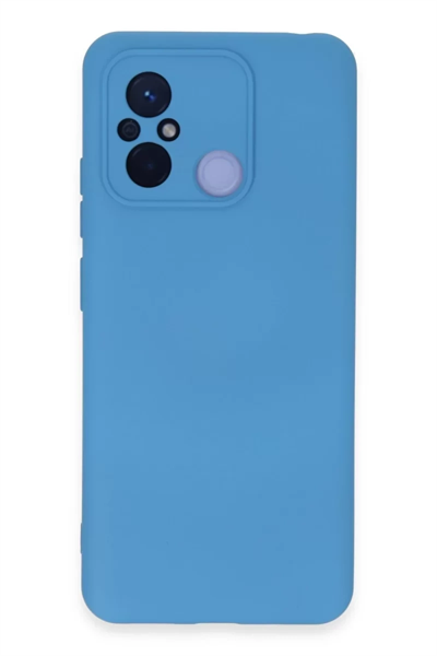 Xiaomi Redmi 12C Kılıf Nano içi Kadife Silikon - Mavi
