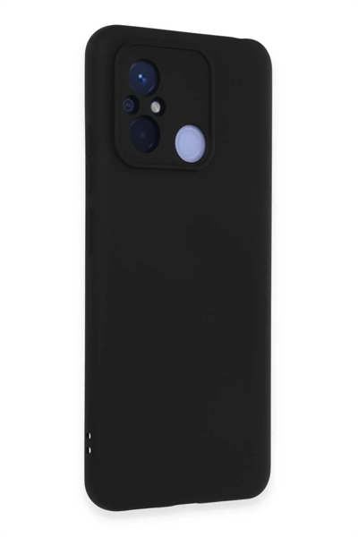 Xiaomi Redmi 12C Kılıf Nano içi Kadife Silikon - Siyah