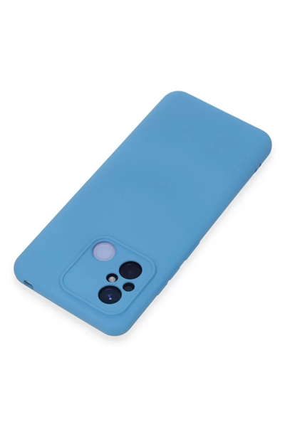 Xiaomi Redmi 12C Kılıf Nano içi Kadife Silikon - Mavi