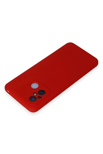 Xiaomi Redmi 12C Kılıf Nano içi Kadife Silikon - Kırmızı