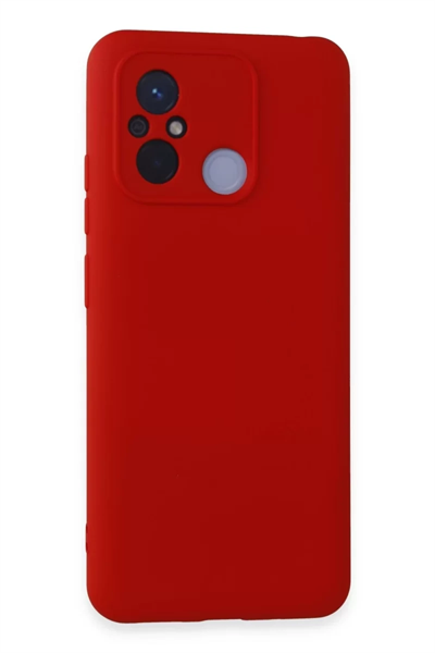 Xiaomi Redmi 12C Kılıf Nano içi Kadife Silikon - Kırmızı