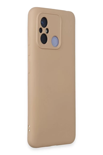 Xiaomi Redmi 12C Kılıf Nano içi Kadife Silikon - Pudra