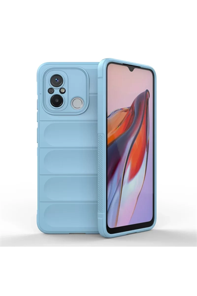 Xiaomi Redmi 12C Kılıf Optimum Silikon - Sky Blue