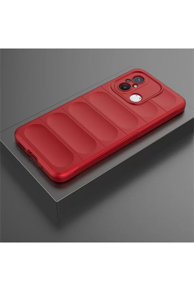 Xiaomi Redmi 12C Kılıf Optimum Silikon - Kırmızı